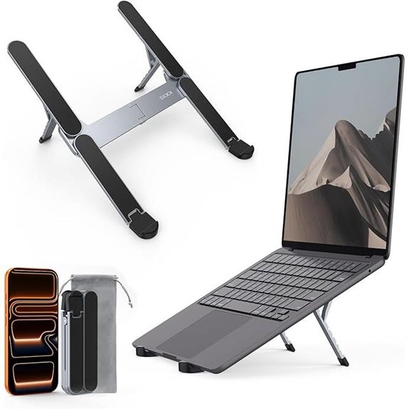 SODI Foldable Portable Laptop Stand for 10-16 Laptops