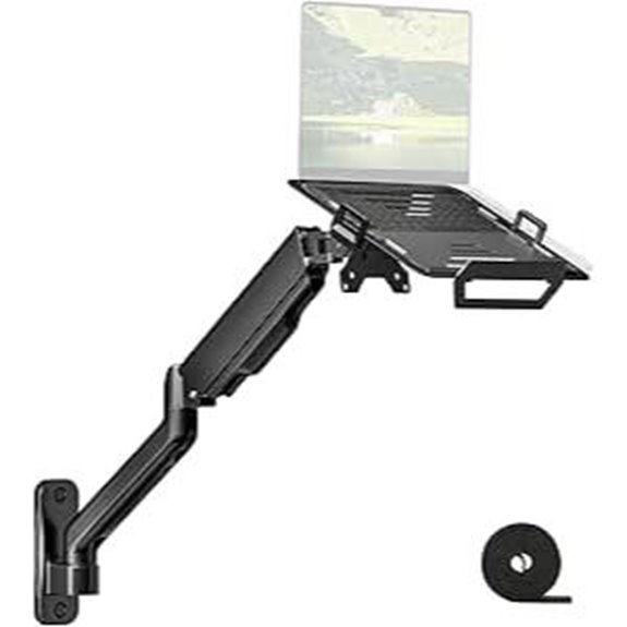 monTEK Laptop Wall Mount with Adjustable Tray