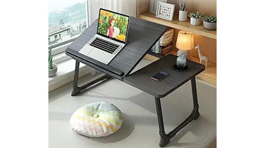 adjustable portable laptop bed desk