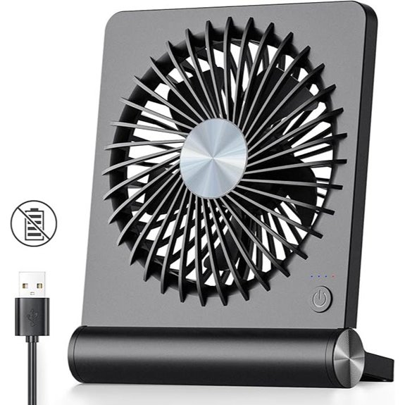 Koonie USB Fan with Adjustable Speed and Tilt