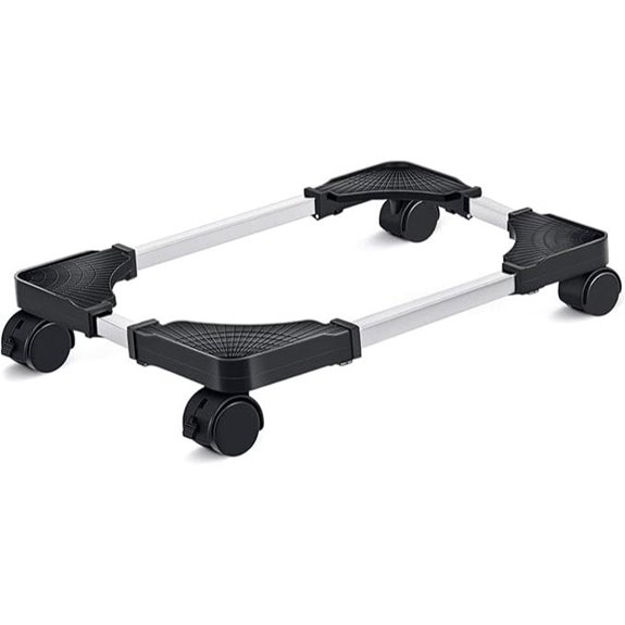 Liitrton Adjustable CPU Stand with Wheels