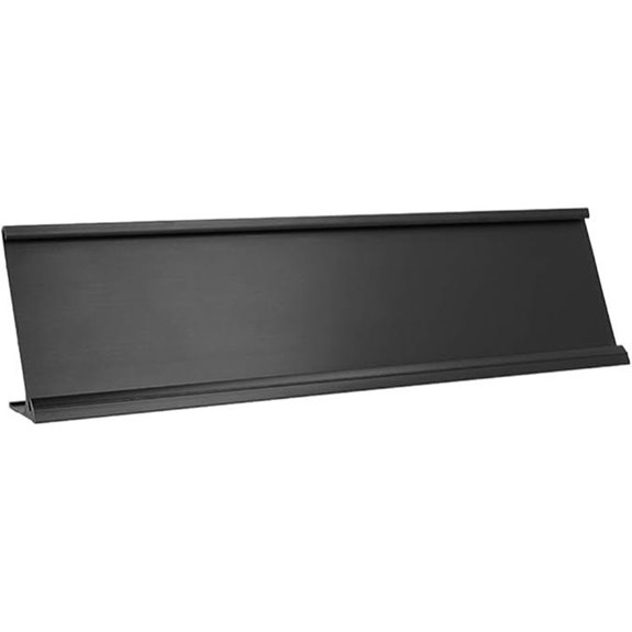 ExcelMark Aluminum Name Plate Holder for Desk