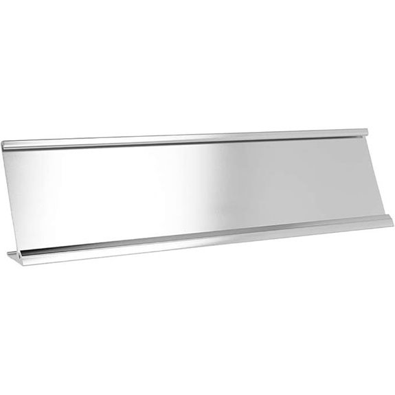 ExcelMark Aluminum Name Plate Holder for Desk