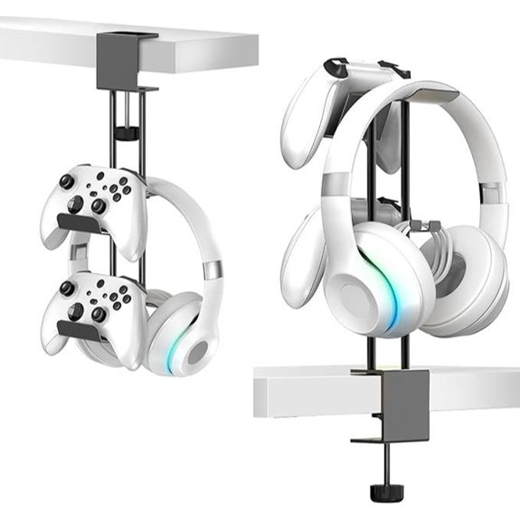 Aluminum 2-in-1 Headphone and Controller Stand