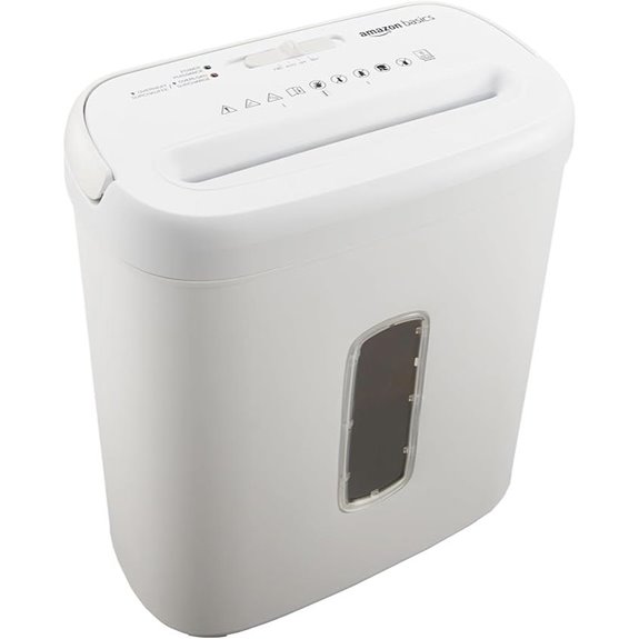 Amazon Basics Cross Cut Shredder for Security