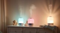 baby room humidifier lights