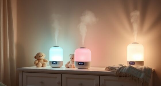 baby room humidifier lights
