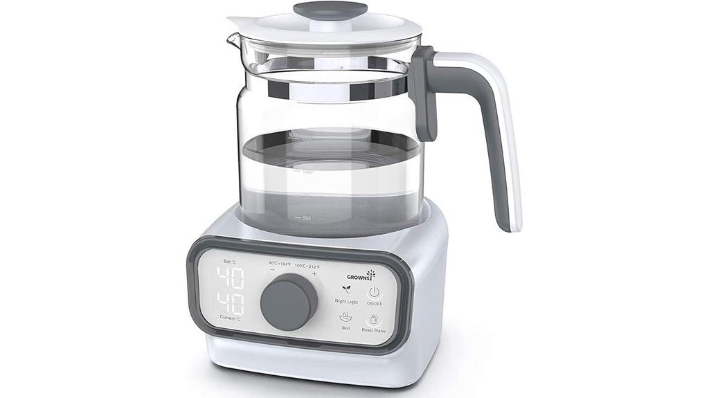 baby warmer and kettle