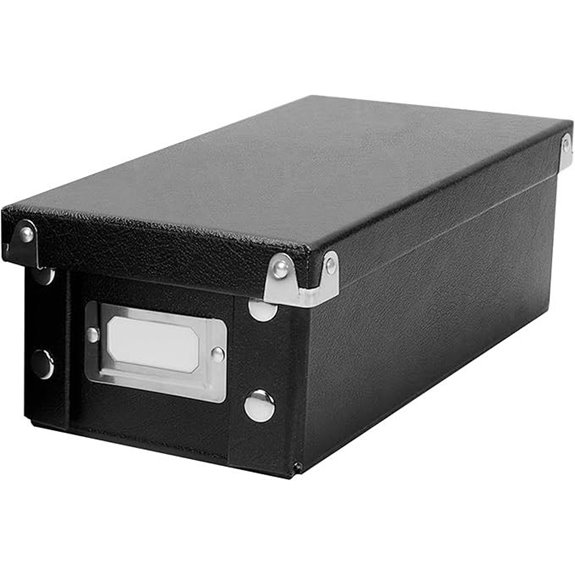 Snap-N-Store Index Card Holder (Black 1100 Cards)