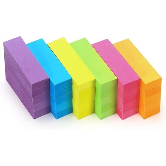 Colorful Sticky Note Flags 80 Sheets