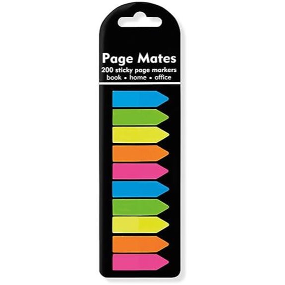 Neon Arrows Page Mates (Set of 200 Sticky Notes)