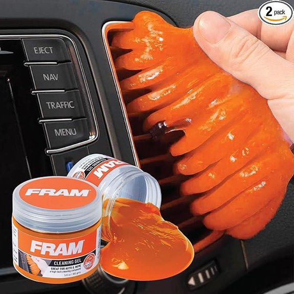 FRAM Cleaning Gel for Car and Home (2 Pack)