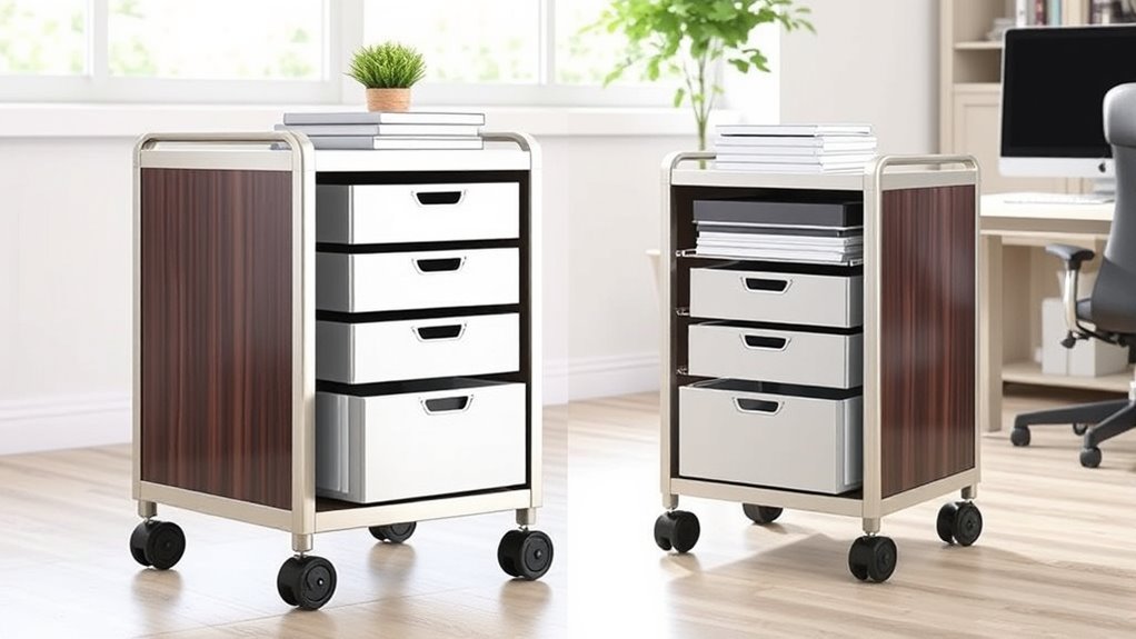 choosing the right filing cart