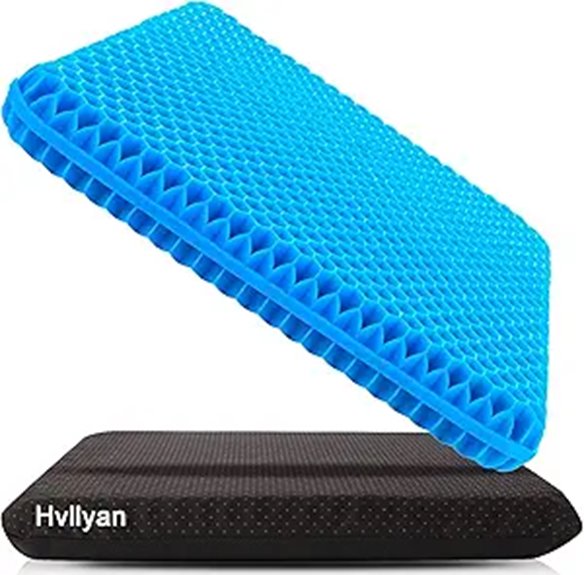 Gel Seat Cushion for Office & Wheelchair Use and Hip Pain