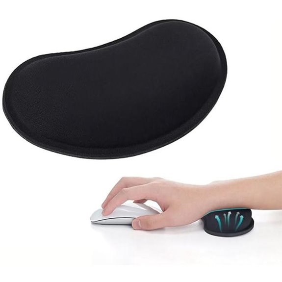 Ergonomic Memory Foam Mouse Wrist Rest Pad