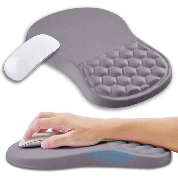 Ergonomic Mouse Pad with Wrist Support and Massage