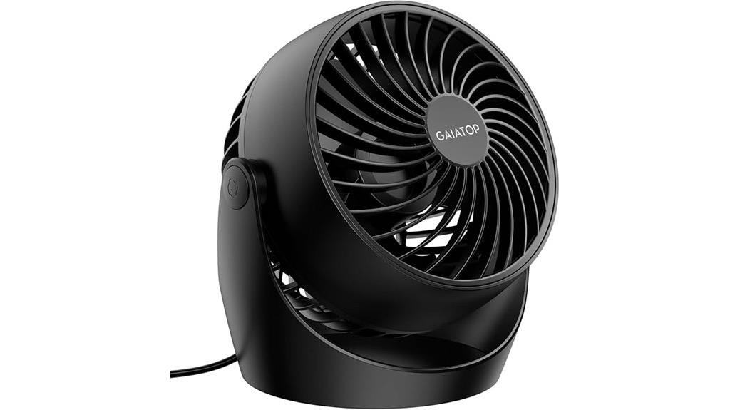 compact 5 inch portable fan
