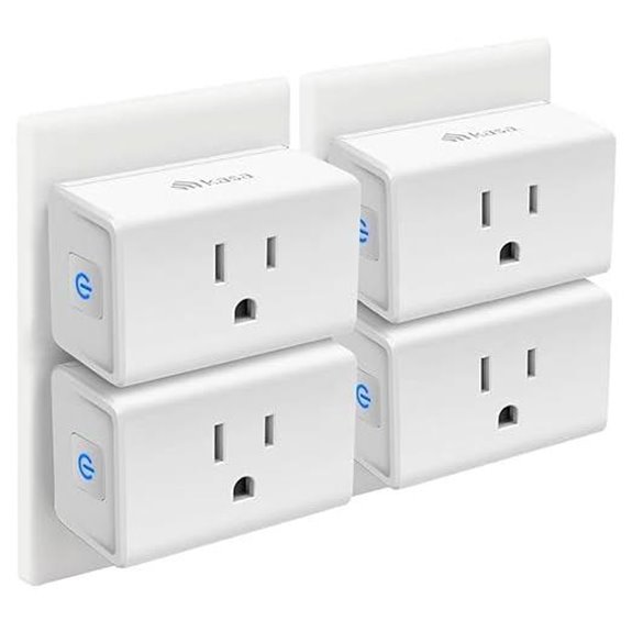Kasa Smart Plug Mini 4-Pack Wi-Fi Outlet
