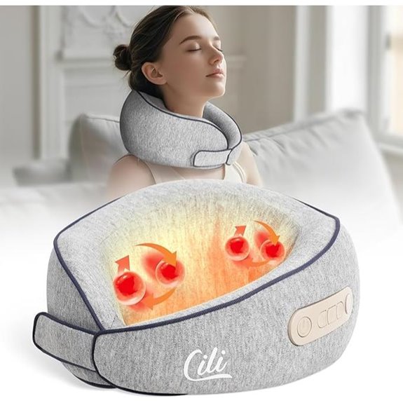 CILI Cordless Neck Massager Pillow with Heat