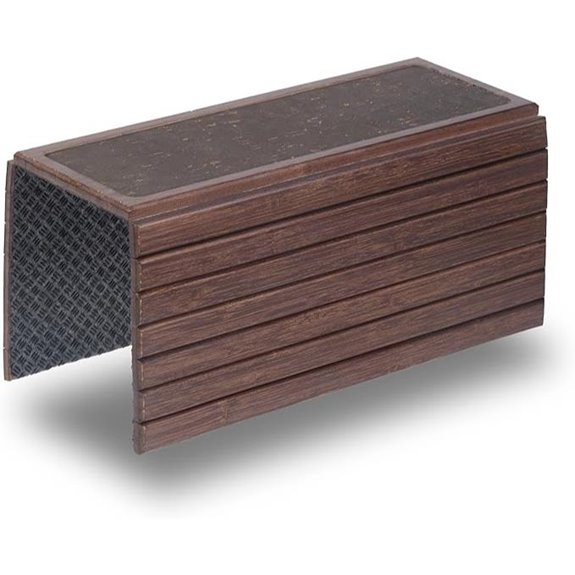 Detor Couch Arm Tray with Cork Pad and Slats