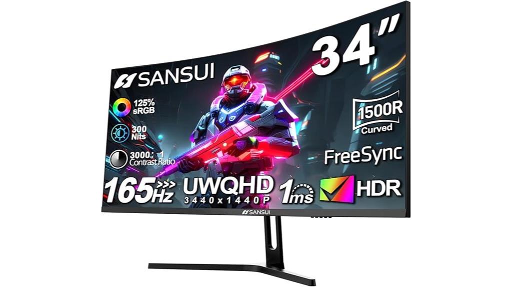 curved uwqhd gaming monitor
