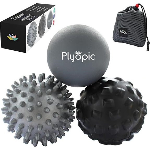 Plyopic Massage Ball Set for Deep Tissue Relief