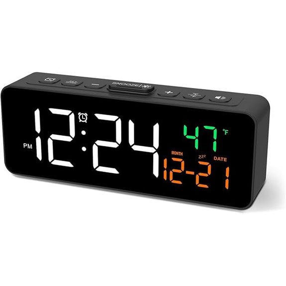 Netzu 3-in-1 Digital Clock with Alarm and Temperature