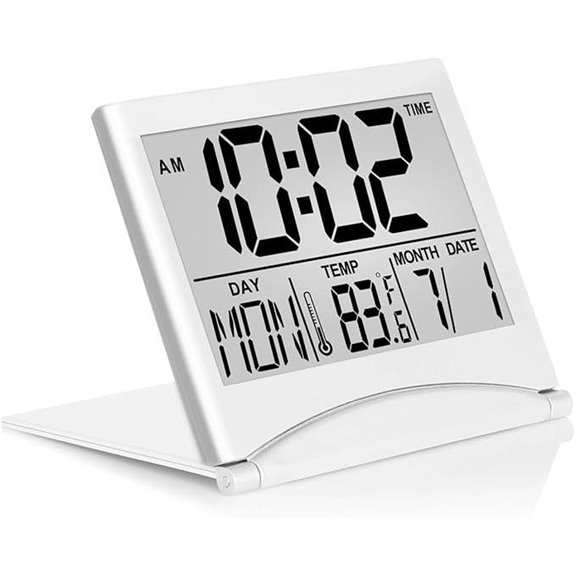 Betus Digital Travel Alarm Clock with Calendar and Timer