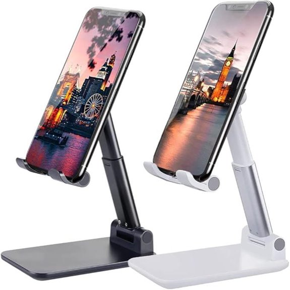 dual adjustable phone stands