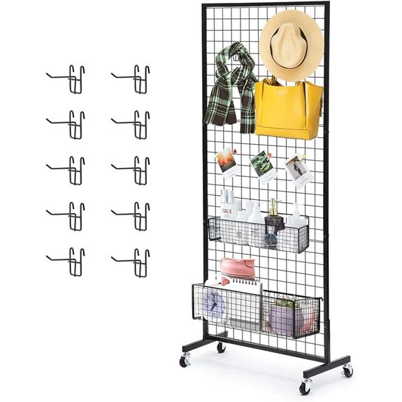 Eastern Tree 1 Pack 2.5'x6' Grid Wall Panels with Hooks