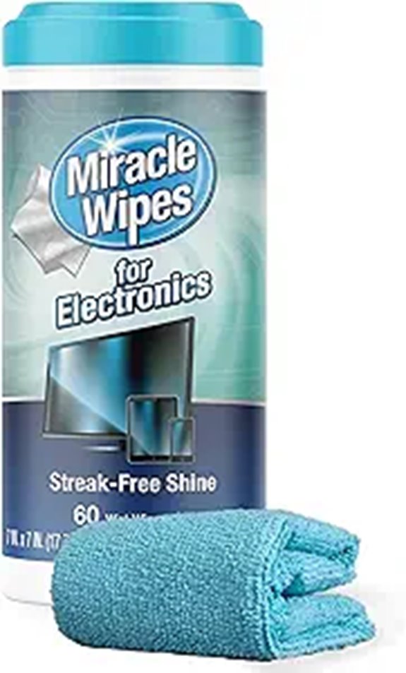 MiracleWipes Electronics Cleaning Kit (60 Count)