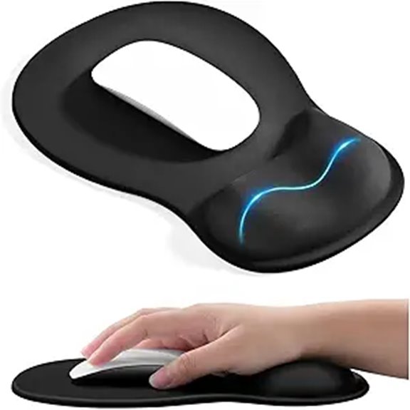 EooCoo Ergonomic Mouse Pad with Gel Wrist Rest