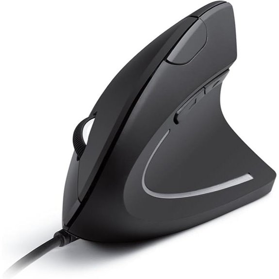 Anker Wired Ergonomic Vertical Mouse with 5 Buttons