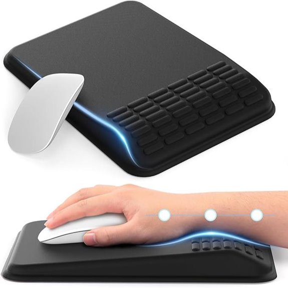 MEKASS Ergonomic Wrist Support Mouse Pad