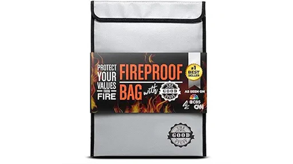 fireproof legal document bag