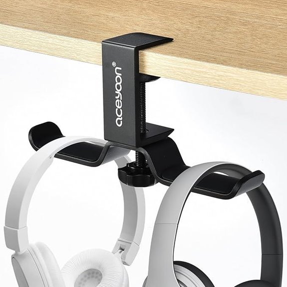 Aceyoon Foldable Headphone Stand for Desk