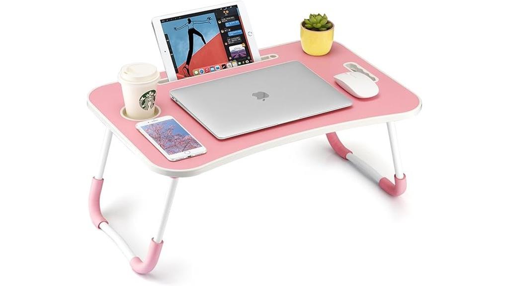 foldable laptop table features