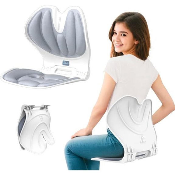 Foldable Lumbar Back Support for Posture and Pain
