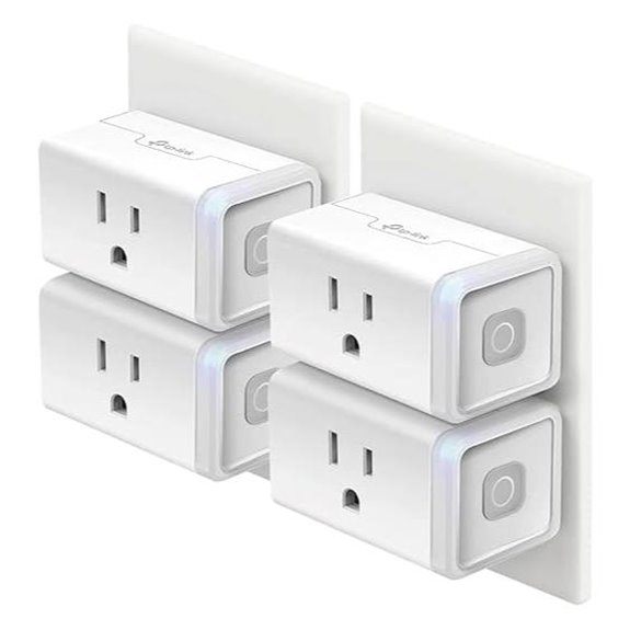 Kasa Smart Plug HS103P4 4-Pack Wi-Fi Outlet