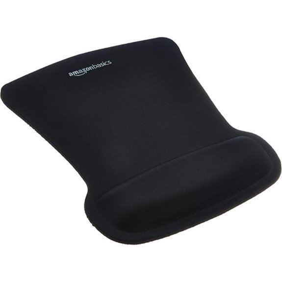 Amazon Basics Gel Ergonomic Mouse Pad with Wrist Rest