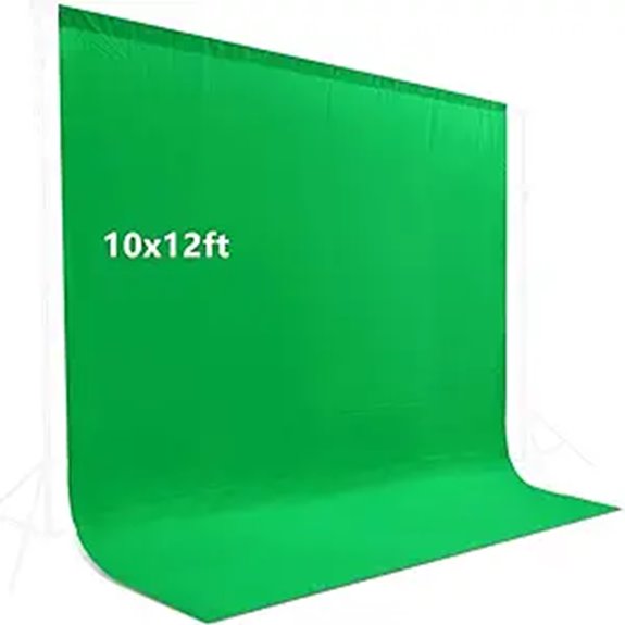 LCUIRC Green Screen Backdrop for Photography and Streaming