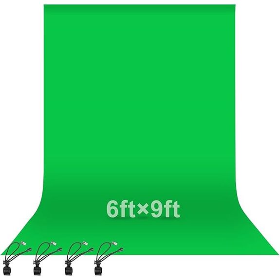 EMART Green Screen Backdrop 6x9 ft Polyester Cloth