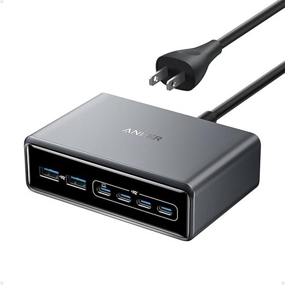 Anker 200W 6-Port GaN Fast Charger Station