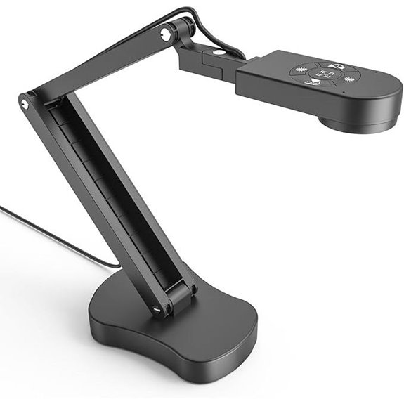 8MP USB Document Camera with Mic and LED Light