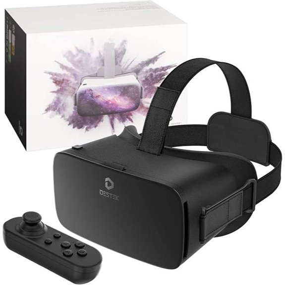 DESTEK V5 Kids VR Headset with Gamepad and Apps