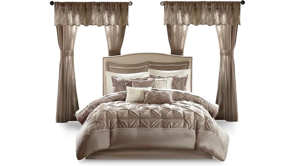 king sized faux silk bedding