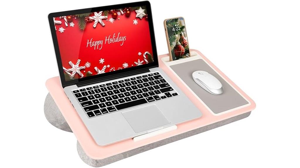 lap desk with accessories