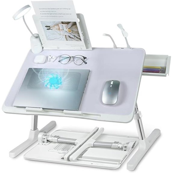 iXTRA Laptop Lap Desk with Cooling Fan
