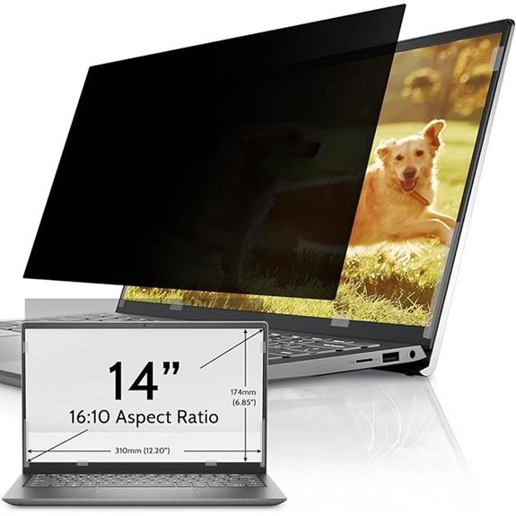 IPROKKO 14-Inch Privacy Screen for Laptops