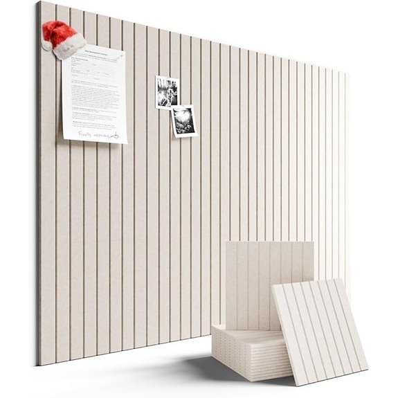 Large Felt Bulletin Boards 12 Pack with Adhesive Tabs